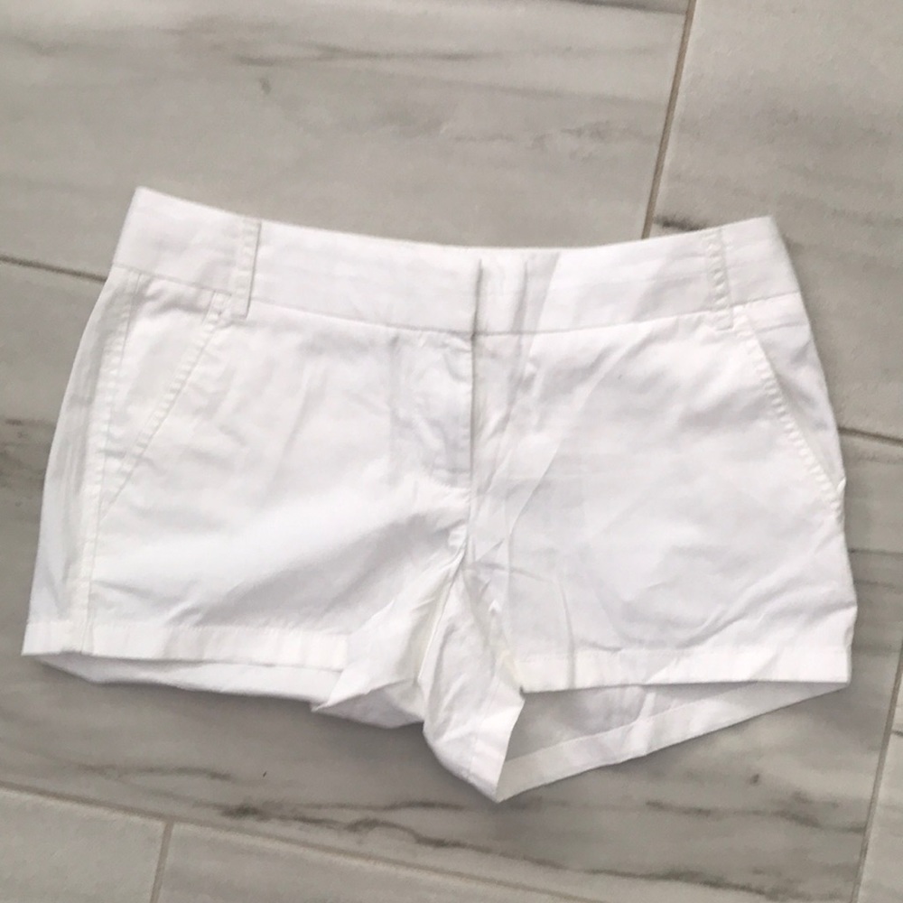 J crew white shorts
